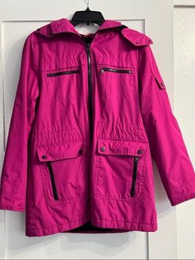 London Fog Hooded Fleece Lined Coat